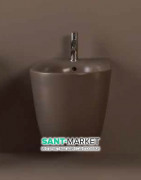 Биде подвесное Kerasan Nolita с крепежом WB9N орехово-коричневый матовый 532581