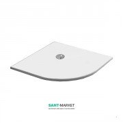 Душовий піддон акриловий Kerasan H3 кутовий 100х100 см білий 704917
