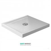 Душовий піддон акриловий Kerasan H9 з антиковзаючим покриттям 90х90 см білий 705002