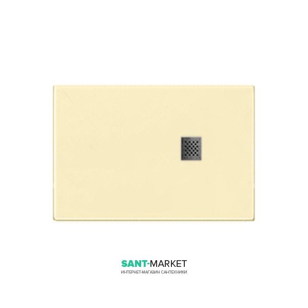 Душовий піддон мармуровий Kerasan H2.5 120х90 см кремовий 705865