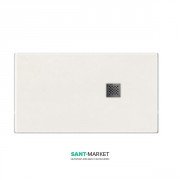 Душевой поддон мраморный Kerasan H3 140х90 см белый матовый 705930