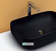 Раковина для ванной накладная Kerasan Tribeca 60х38 санфарфор черная матовая 514131