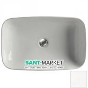 Раковина для ванной накладная Kerasan Tribeca 60х38 санфарфор белая матовая 514330