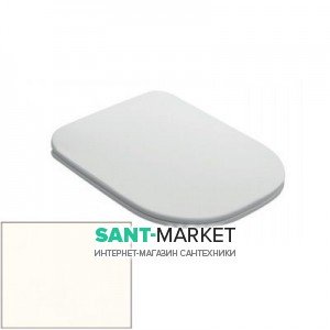 Сиденье с крышкой для унитаза Kerasan Tribeca Slim с микролифтом белый матовый 519130