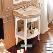 Тумба под раковину Kerasan Retro 69 см массив дерева белый матовый 735030