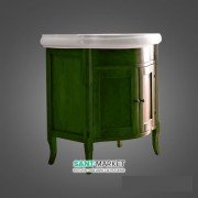 Тумба под раковину Kerasan Retro 69 см массив дерева зелёный 735152