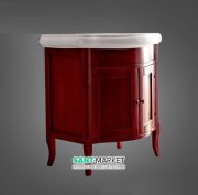 Тумба под раковину Kerasan Retro 73 см массив дерева бордо 734953