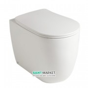 Унітаз приставних безободковий Kerasan Nolita Norim з кріпленням WB5N білий 531801