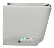 Унітаз приставних безободковий Kerasan Nolita Norim з кріпленням WB5N білий матовий 531830