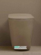 Унитаз приставной безободковый Kerasan Nolita Norim с крепежом WB5N орехово-коричневый 531881