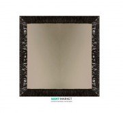 Дзеркало настінне в рамі Kerasan Retro 100х100 см чорний глянсовий 736401