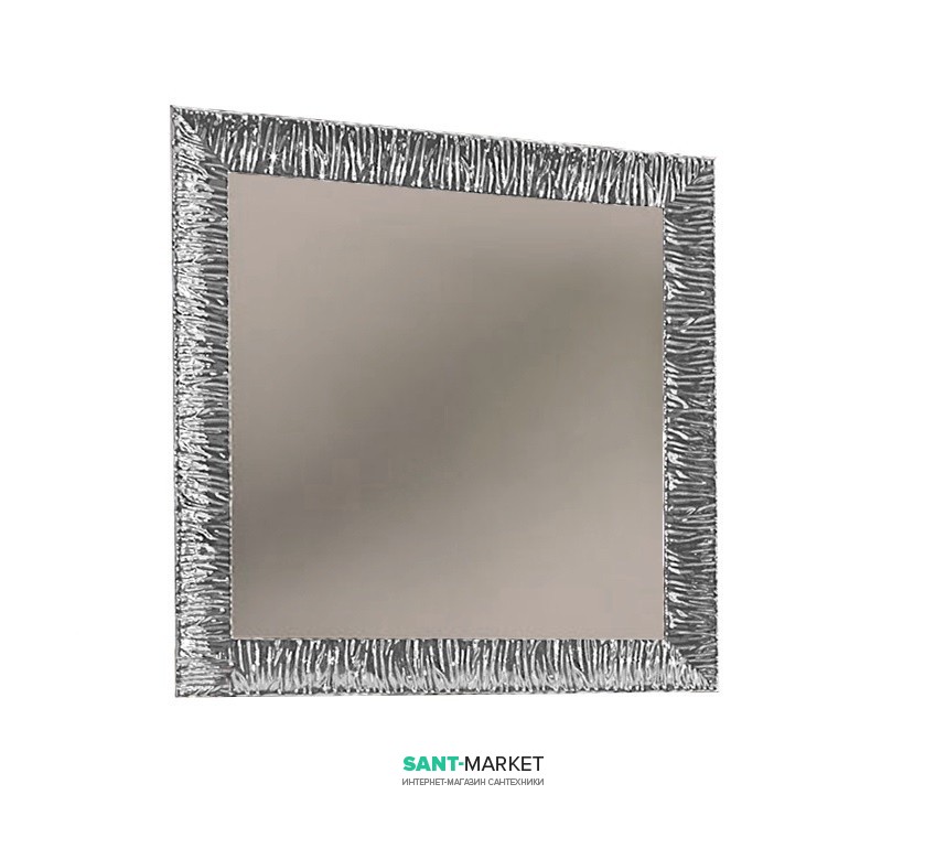 Дзеркало настінне в рамі Kerasan Retro 100х100 см срібло 736402