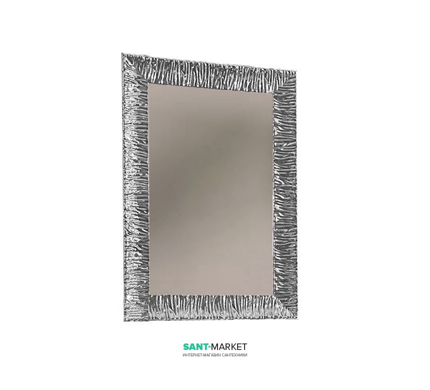 Дзеркало настінне в рамі Kerasan Retro 70х100 см срібло 736502
