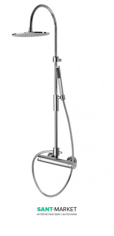 Душова система Paffoni хром ZCOL 709 CR