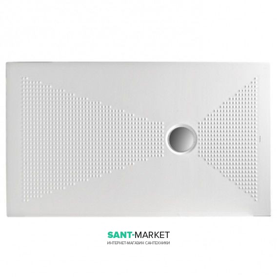 Душевой поддон из керамики Kerasan Nolita 80х80 см белый 709301