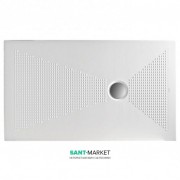 Душовий піддон з кераміки Kerasan Nolita 80х80 см білий 709301