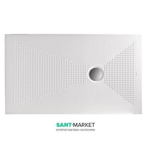 Душевой поддон из керамики Kerasan Nolita 100х70 см белый 709401