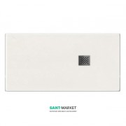 Душевой поддон мраморный Kerasan H3 170х90 см белый матовый 706130