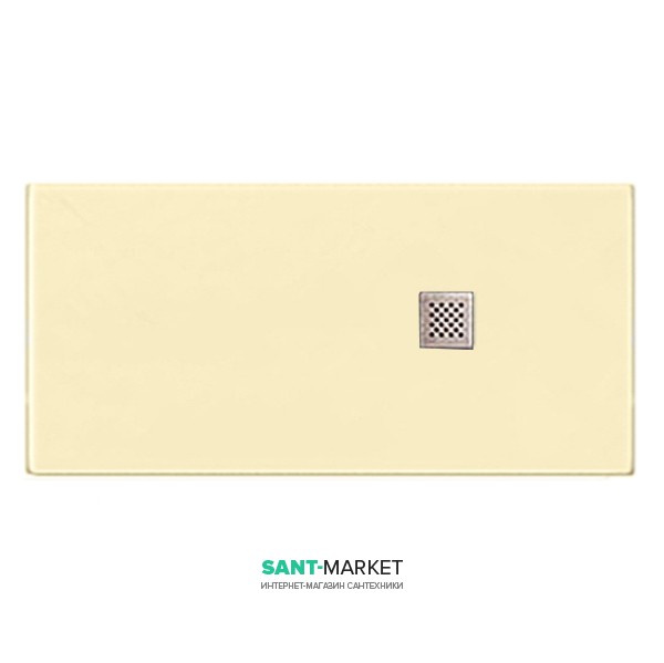 Душевой поддон мраморный Kerasan H3 170х90 см кремовый 706165