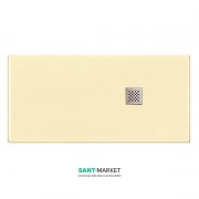 Душевой поддон мраморный Kerasan H3 170х90 см кремовый 706165