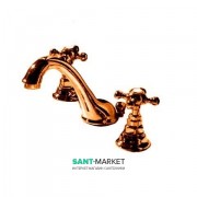 Змішувач для раковини Kerasan Retro на три отвори бронза 739193