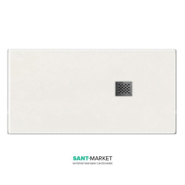 Душевой поддон мраморный Kerasan H3 170х90 см белый матовый 706130