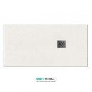 Душовий піддон мармуровий Kerasan H3 170х90 см білий матовий 706130