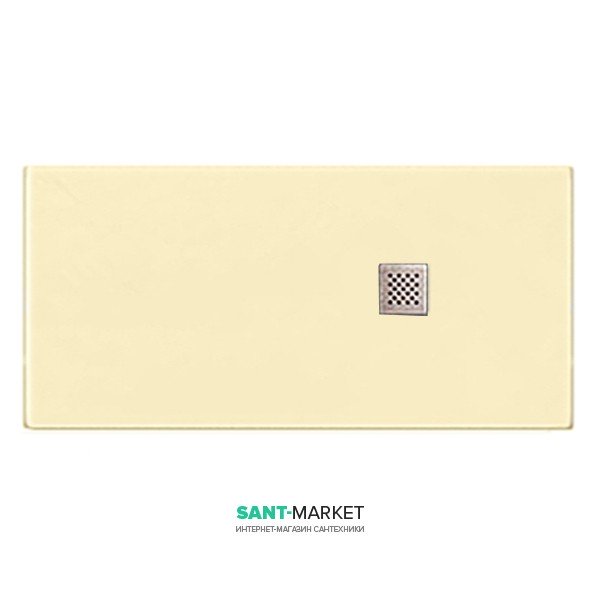 Душевой поддон мраморный Kerasan H3 180х90 см кремовый 706265