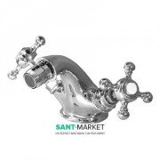 Змішувач для біде Kerasan Retro двухвентильний хром 739090