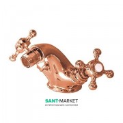 Змішувач для біде Kerasan Retro двухвентильний бронза 739093