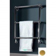 Водяной полотенцесушитель настенный Kerasan Retro 520х700х130 мм золото 738791