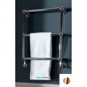 Водяной полотенцесушитель настенный Kerasan Retro 520х700х130 мм бронза 738793