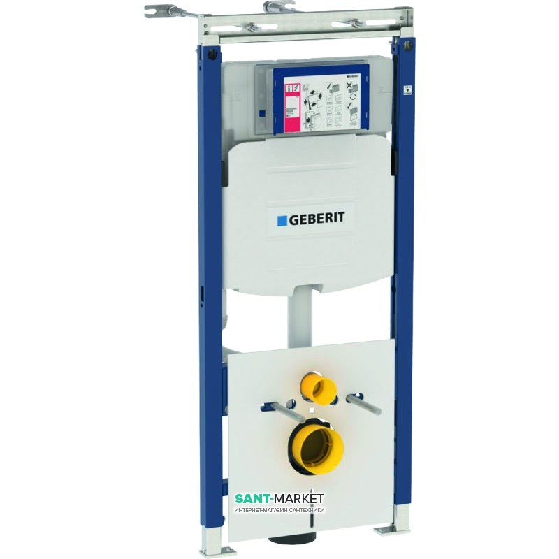 Система инсталляции для подвесного унитаза Geberit Duofix cо встроенным бачком для клавиши Sigma 111.362.00.5