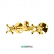 Змішувач для душа Kerasan Retro двухвентильний золото 739791