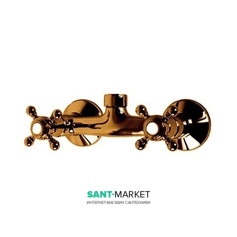 Смеситель для душа Kerasan Retro двухвентильный бронза 739793