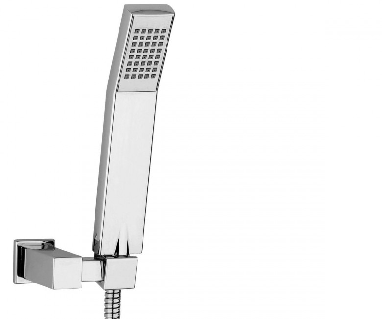 Душевой гарнитур с настенным держателем Paffoni Elle хром ZDUP 058 CR
