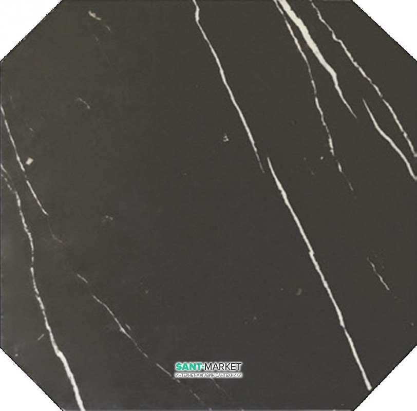 Плитка керамограніт Equipe Octagon Marmol Negro 21011 20х20