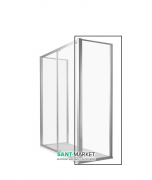 Стінка бічна для душового куточка Kerasan Nolita FPSC50 80 см профіль хром прозоре скло 745602