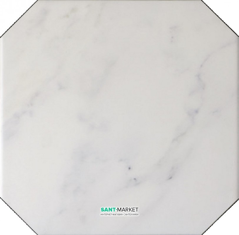 Плитка керамогранит Equipe Octagon Marmol Blanco 21010 20х20