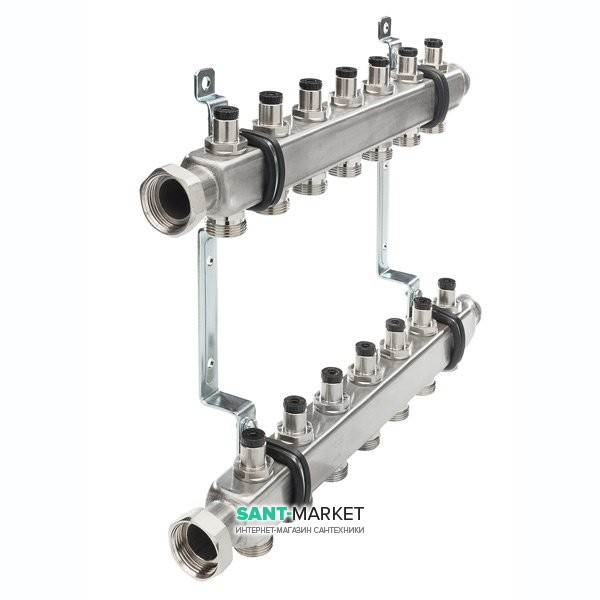 Колектор для систем опалення Tece TECEflex з запірними вентилями 7 контурів 1 