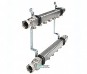 Коллектор для систем отопления Tece TECEflex 6 контуров нержавеющая сталь 712555