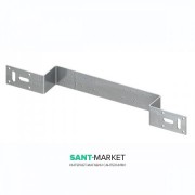 Монтажная пластина для двух настенных уголков Tece TECEflex 390 мм оцинкованная сталь 720528