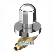 Шаровый кран Tece TECEflex рукоятка 20 х 20 скрытого монтажа латунь хром 751020