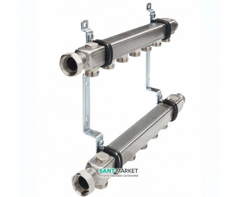 Коллектор для систем отопления Tece TECEflex 3 контура нержавеющая сталь 712552