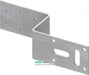 Монтажная пластина для настенного уголка Tece TECEflex 152/70 мм оцинкованная сталь 720527