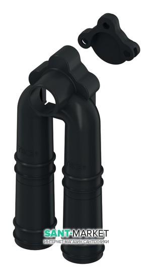 Шумопоглощающий защитный кожух для тройника углового настенного TECE TECEflex пластик 718024