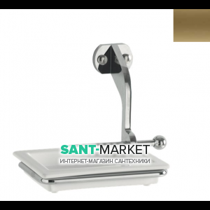 Мильниця для ванною Kerasan Waldorf з настінним тримачем бронза / білий 740993