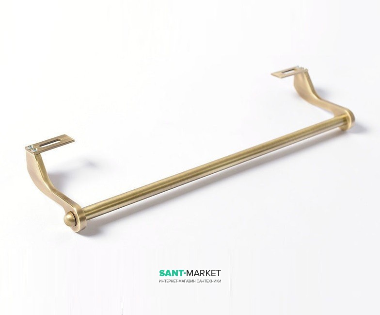 Полотенцедержатель бічній для раковини Kerasan Waldorf 40см бронза 740893