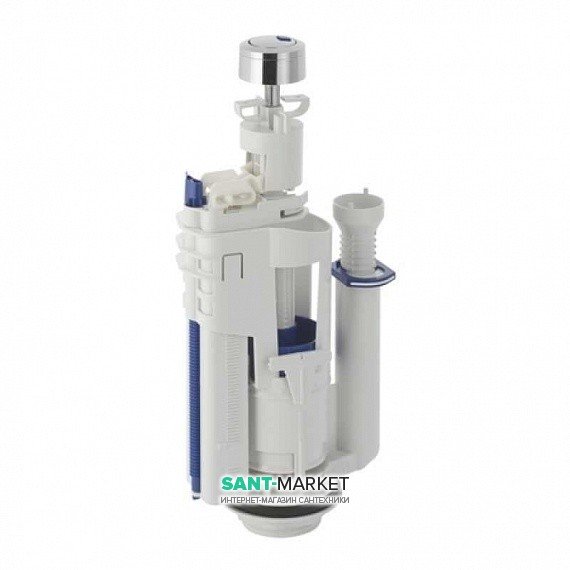 Механизм двойного слива для бачка Kerasan Retro хром 750990