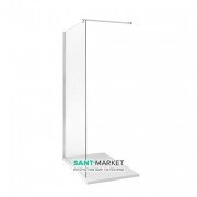 Стенка боковая для душевого уголка Kerasan Nolita 8PAR53 140 см профиль хром прозрачное стекло 745808